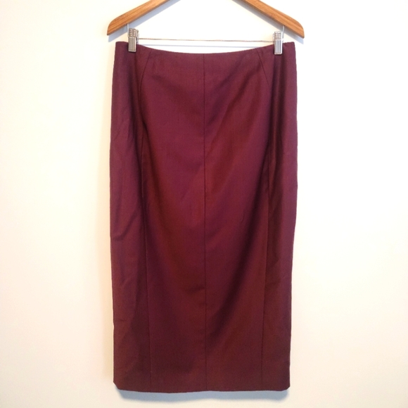 Ted Baker Dresses & Skirts - Ted Baker Burgundy Pencil Skirt